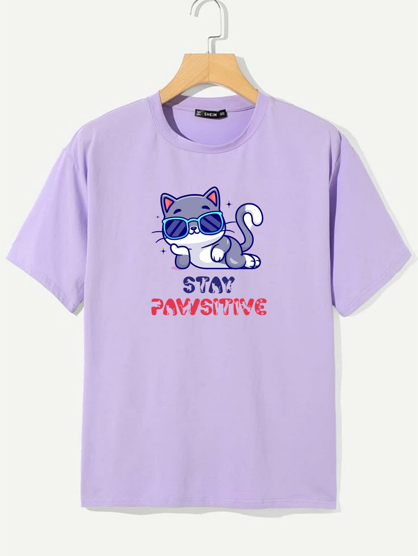 Stay Positive Oversized Unisex T-shirt