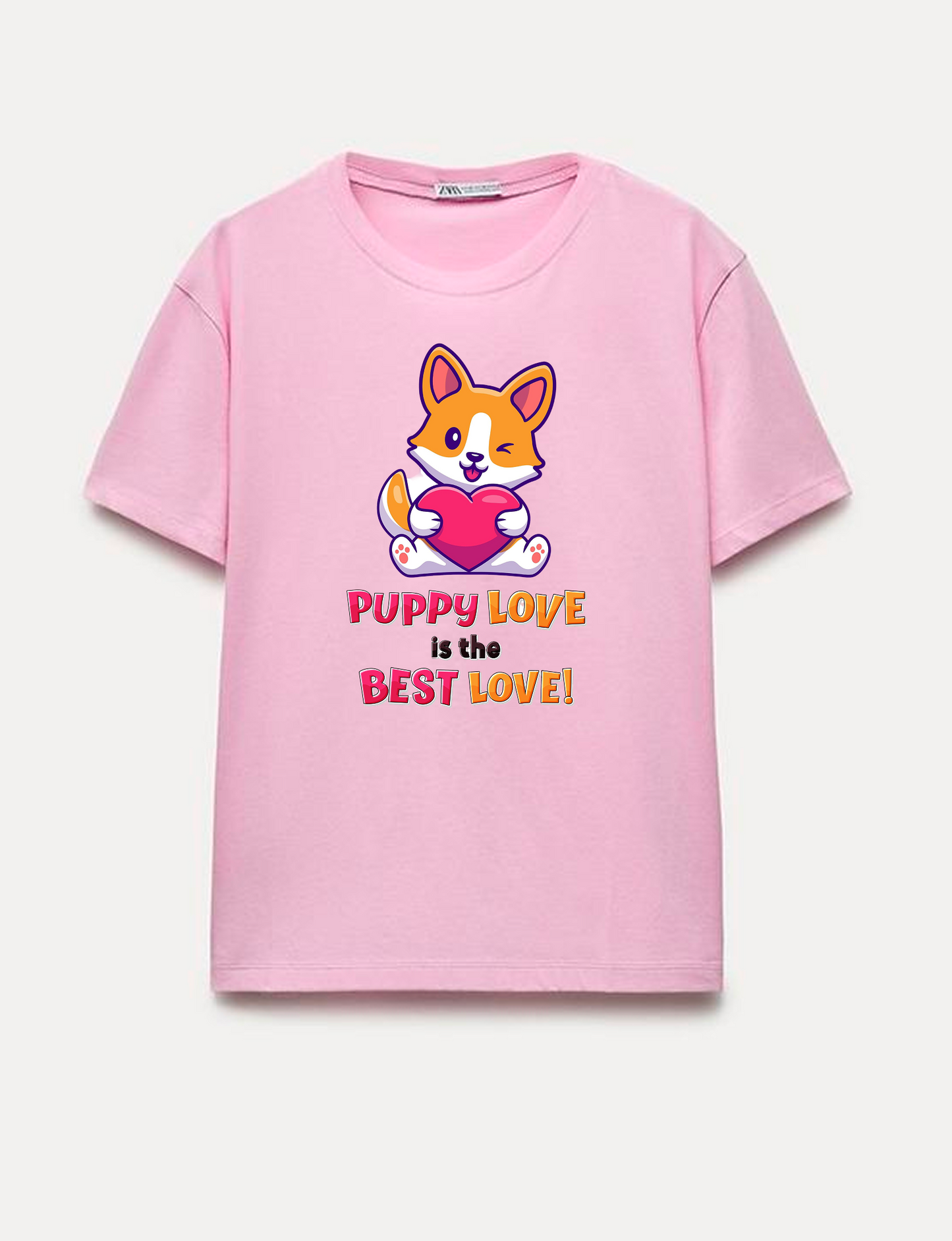 Puppy Love is the Best Love Oversized Unisex T-shirt
