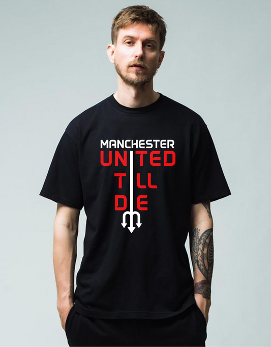 Manchester United Till I Die Oversized T-shirt for Men