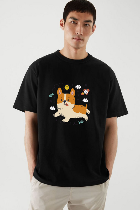 Dog Doodle Oversized Unisex T-shirt